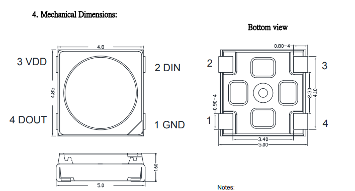 adafruit dimensions